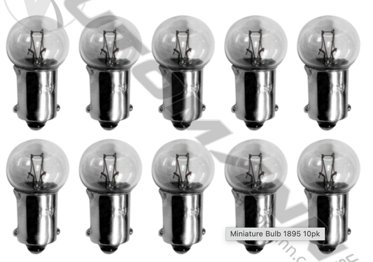 Hella 12V miniature halogen bulb with clear lens for truck marker, indicator, or auxiliary lights.