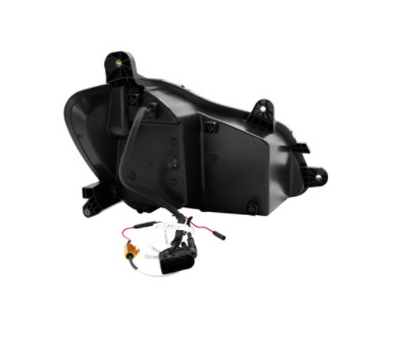 High Power 45 LED Chrome Headlight with Sequential Turn Signal For 2013-2021 Kenworth T680-Passenger - 35890