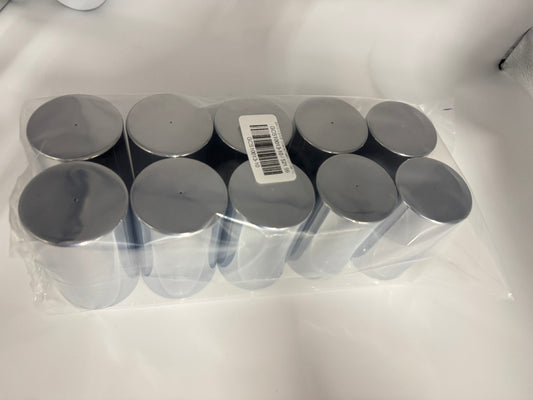 10 Pack Black Plastic Thread On M22x1.5 - GCS562.A4035CPX-10PK