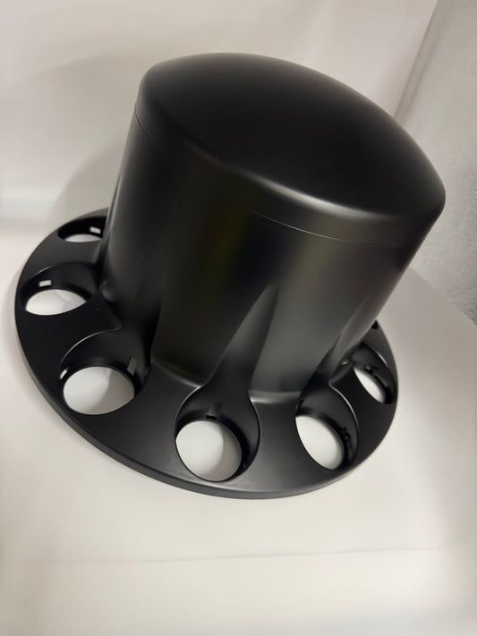 Black Rear Axle Hub Cover - GCS562.FR1017BR