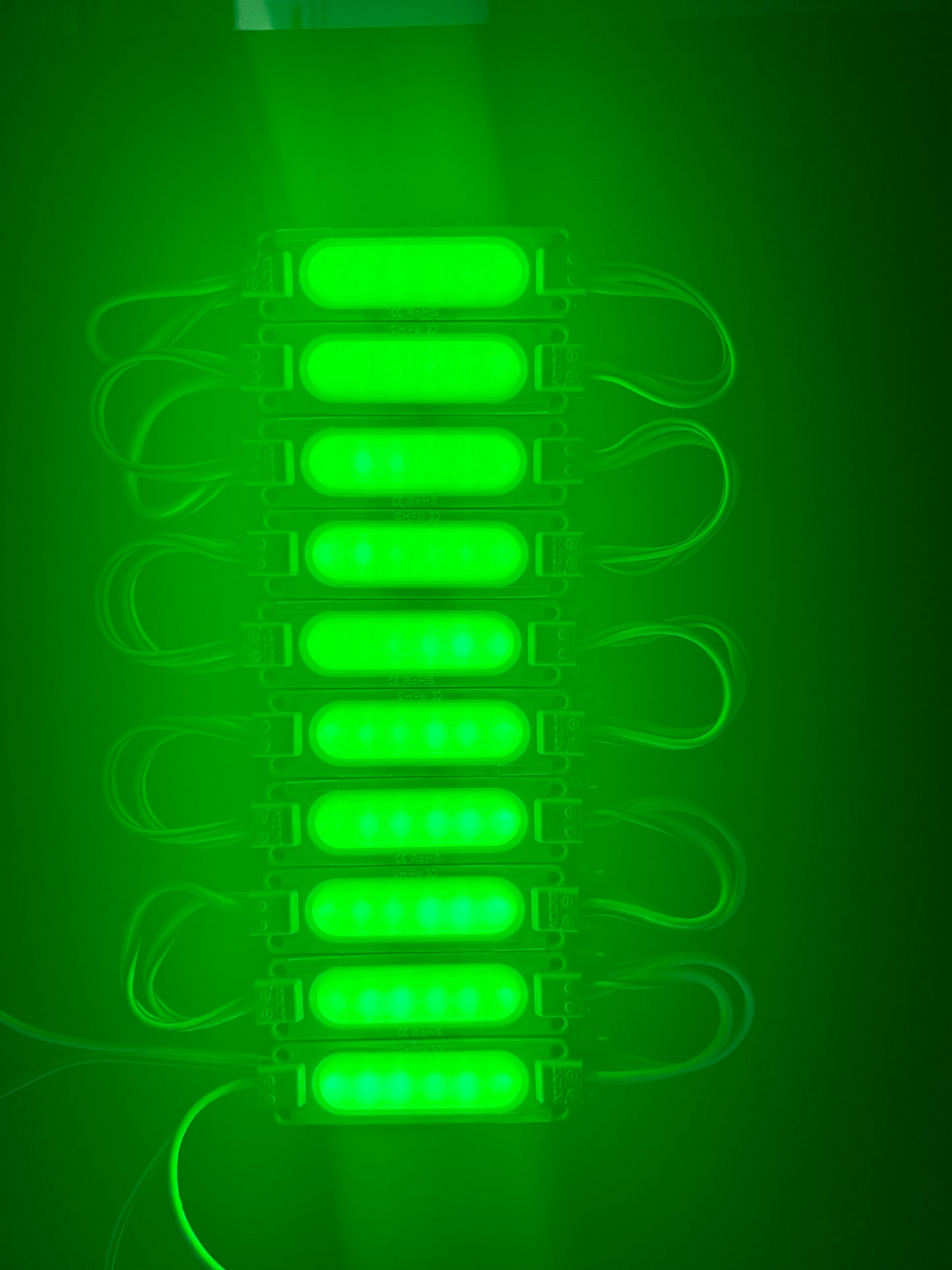 Green 6 Led  glo light bars 20 bar  strip w  tape 10.3' long 2 w  12w  -  40627