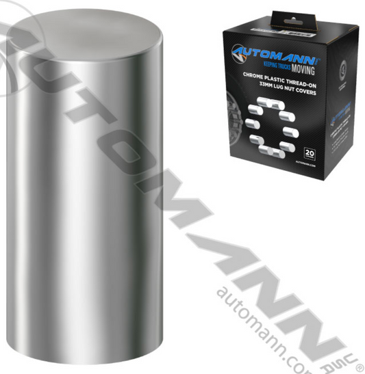 Chrome Plastic Thread On M22x1.5 20PK - 562.A4035CP-BX20