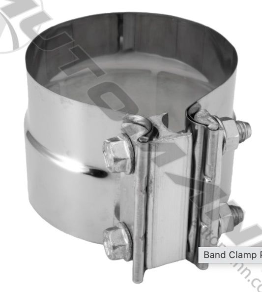 Band Clamp Preformed 4" Stainless Steel Torca - 562.U3104SS-T