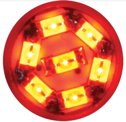 194/168 Dome Type 7 Red LED Light Bulb - 74903