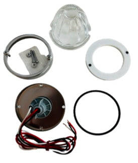 Clear lens watermelon glass kit for 3 wire 1157 bulbs, 2nd generation lighting