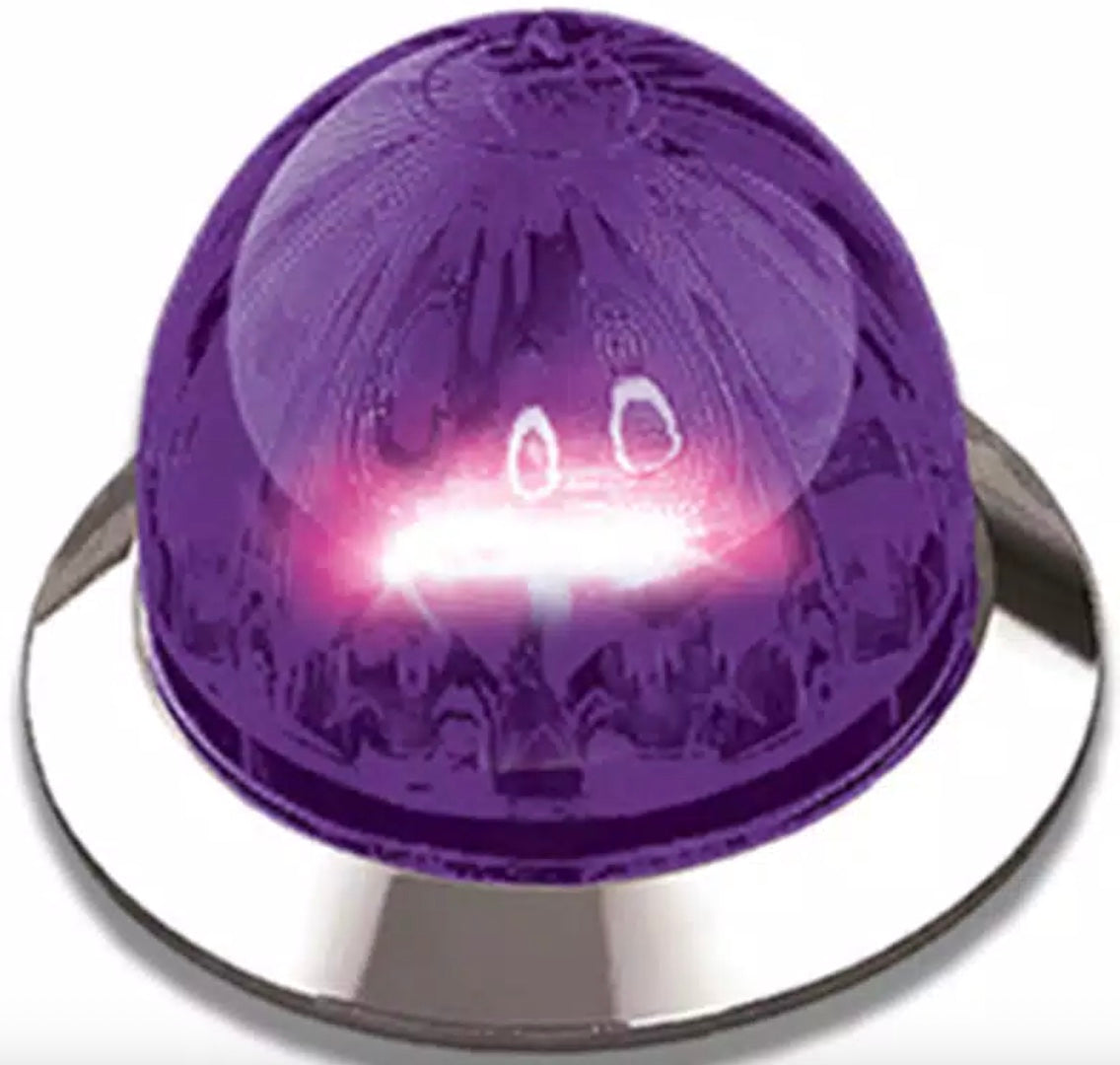 Mini Watermelon HERO LED Light - Purple Clear Lens for 3/4" sud mount hole - HEROPCWMMINI-1