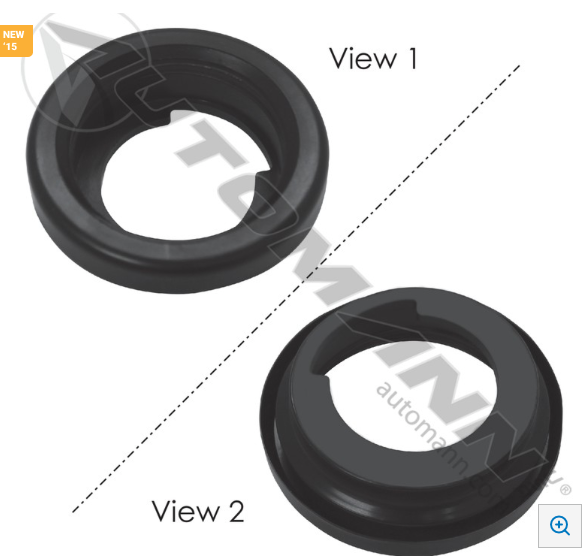 Vinyl light grommet for 2-inch round sealed lights – durable, flexible, and easy to install.