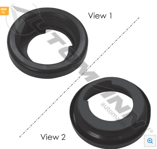 Vinyl light grommet for 2-inch round sealed lights – durable, flexible, and easy to install.