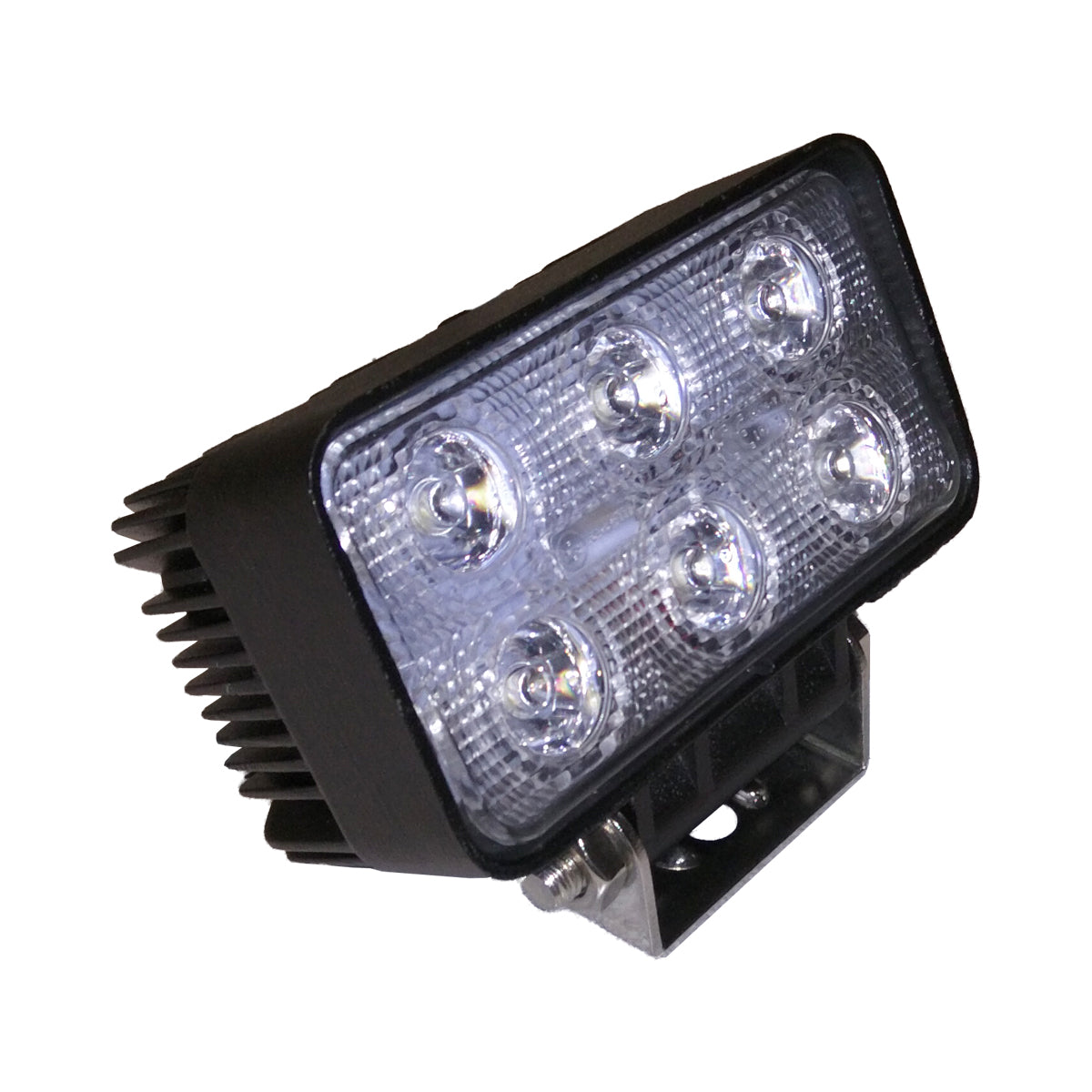2” x 4” Rectangular 6 Diode LED Work Light, 1200 Lumen Flood Beam -  MTLW52040-6