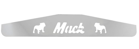 Chrome Steel Bottom Mud Flap Plate With Mack  -  30100