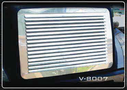 VNL 64T  Hood Grill with 16 Louvers 2004 & Newer  -  V-8007