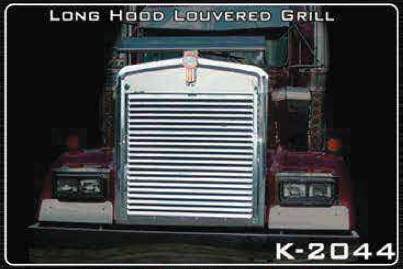 Kenworth   W900L  Hood Grill W/19 Louvers 35. 125  -  K-2044