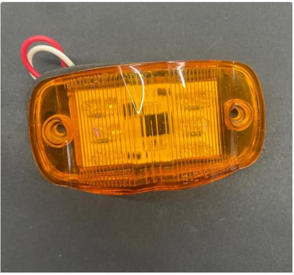 Clearance & Side Marker  Fixed 14 LED Light  amber 12V, W/Direct Pigtail  -  8087A