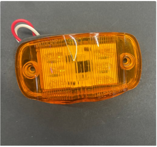 Clearance & Side Marker  Fixed 14 LED Light  amber 12V, W/Direct Pigtail  -  8087A