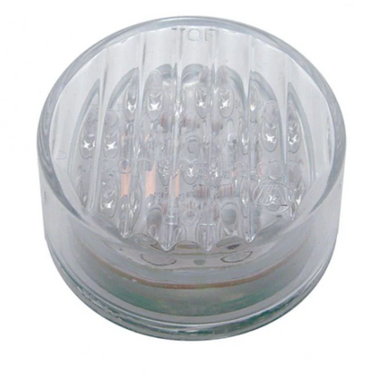 9 LED 2" Clearance/Marker Light - Amber LED/Clear Lens  -  38362