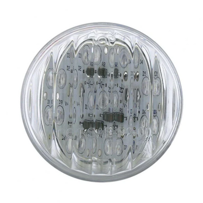 9 LED 2" Clearance/Marker Light - Amber LED/Clear Lens  -  38362