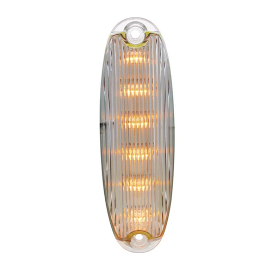 6 Amber Clear LED  Cab Light For  Freightliner Cascadia - 37555