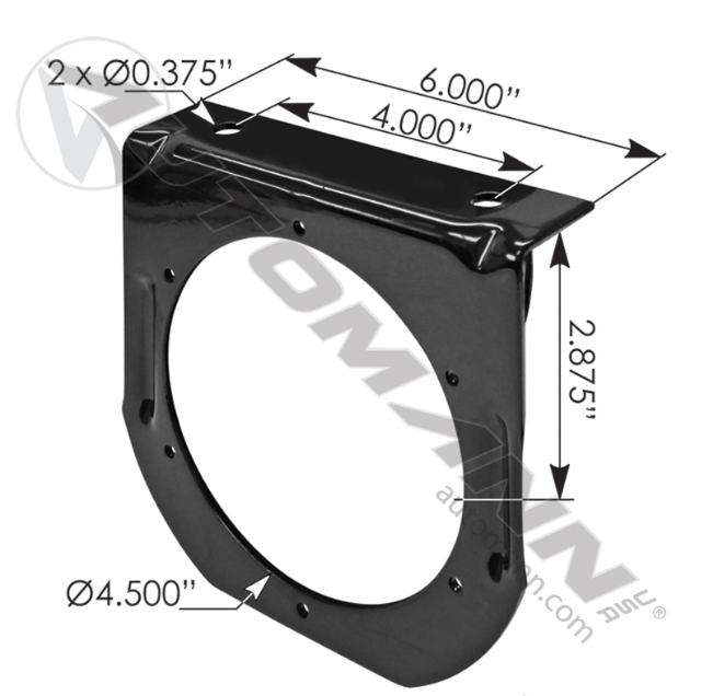 Light Bracket 4in Round-571.BK40