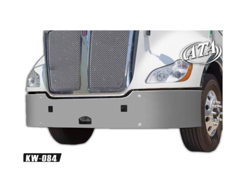 18 Inch   Set Back Axle Bumper with TOW/STEP & Mounting Hole W/4/3 Light Combo Installed  -  KW-084C