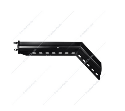 30" Black 45 Degree Angled Heavy Duty Mud Flap Hanger 2 1/2" Bolt Pattern  -  10674