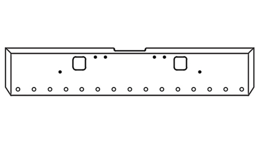 20” Stainless Steel Bumper for 2002-2007 Freightliner Classic XL   -  CV-0100-51S-30BY