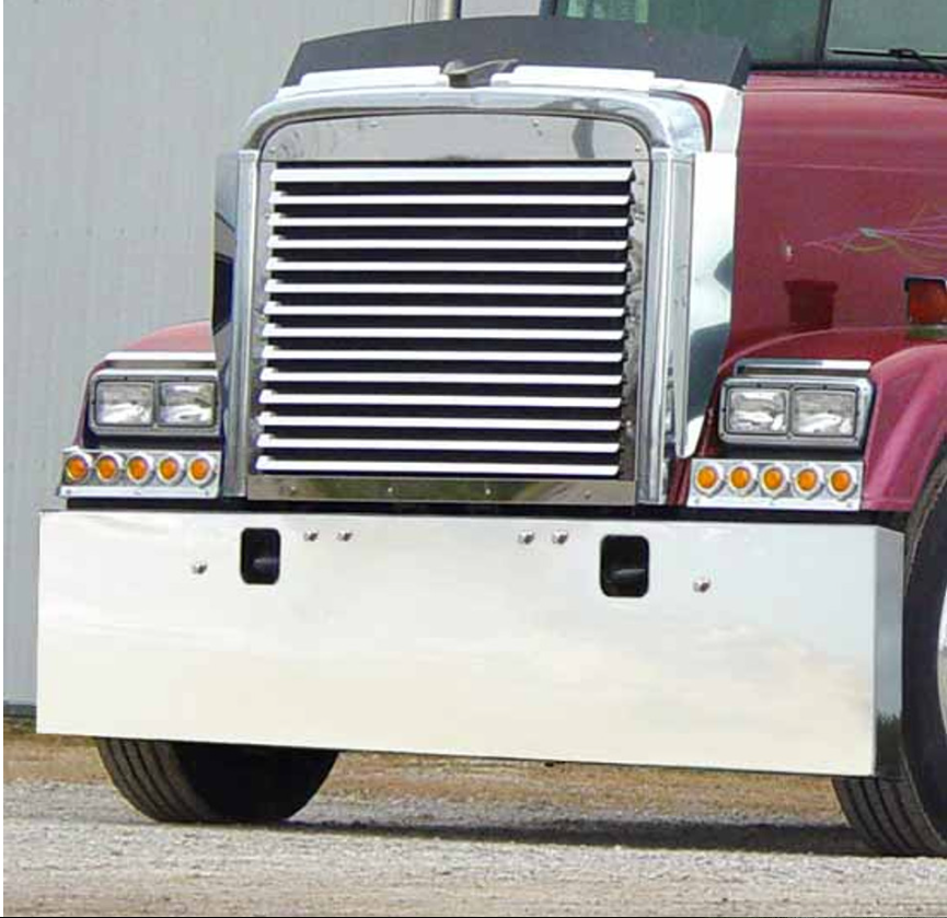 20” Stainless Steel Bumper for 2002-2007 Freightliner Classic XL   -  CV-0100-51S-30BY