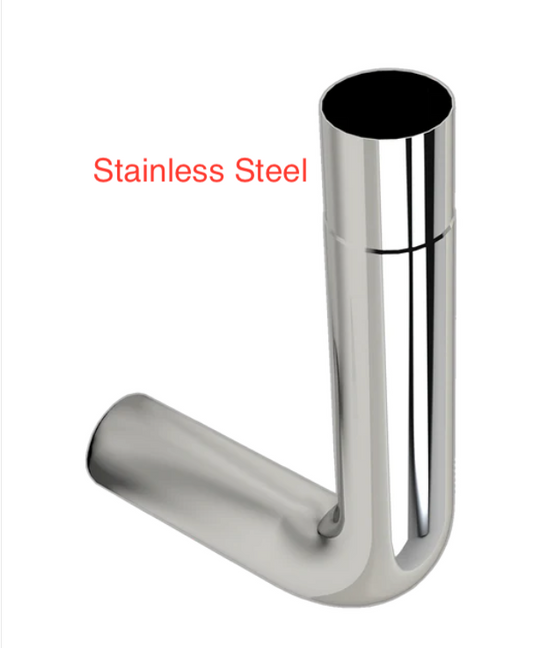 8" Non- Reduced Peterbilt Elbow Long Drop 90 Degree Stainless Steel SS8-2A