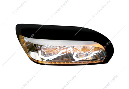 Freightliner Century Chrome Projection Headlight With Led Turn Signal & Light Bar Passenger  -  31204