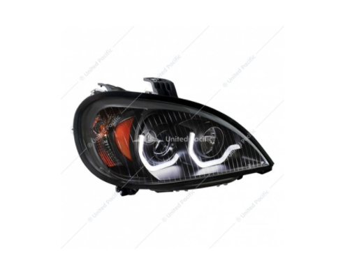 Blackout  Projection Headlight with LED Position Light For 2020-2021 Freightliner Columbia Passenger  -  31255