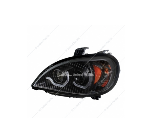 Blackout Projection Headlight with LED Position Light For 2001-2020 Freightliner Columbia Driver  -  31254