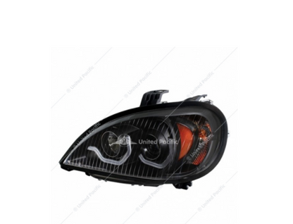 Blackout Projection Headlight with LED Position Light For 2001-2020 Freightliner Columbia Driver  -  31254