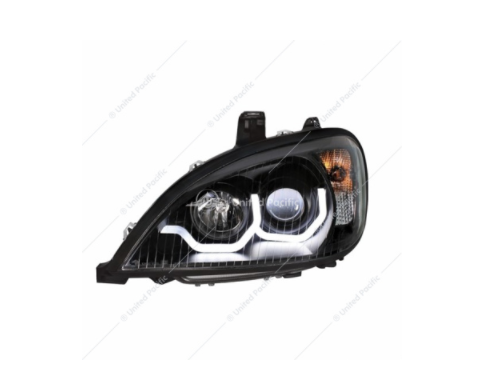 Blackout Projection Headlight with LED Position Light For 2001-2020 Freightliner Columbia Driver  -  31254