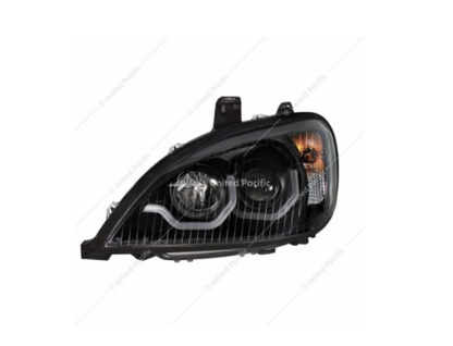 Blackout Projection Headlight with LED Position Light For 2001-2020 Freightliner Columbia Driver  -  31254