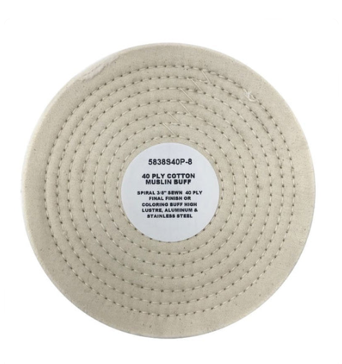 Cotton Muslin 40-Ply 3/8" Stitching  -  5838S40P-8