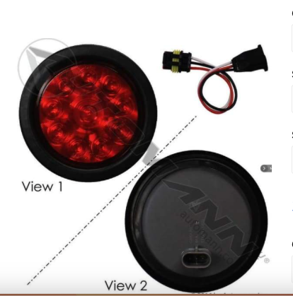 S/T/T Light Kit LED 4in Red- 571.LD44R10-K