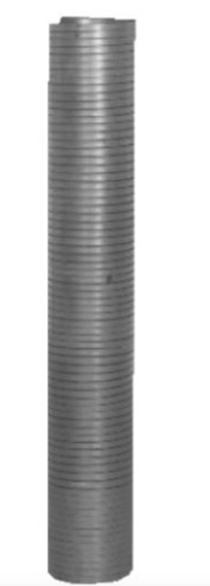 Tru-Flex 5" Dia x 60" Long Medium Duty 409 Stainless Steel Exhaust Flex Pipe - TF50060MD409