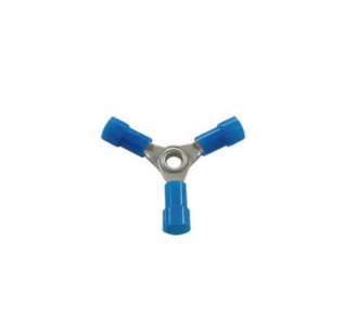 22-18 AWG 3-WAY (Y) VINYL CONNECTOR, 4 PCS - 98050
