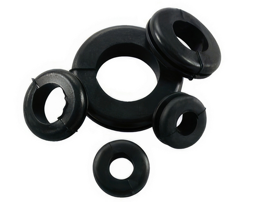 21/32", 7/8",1",1 3/8" MOUNTING HOLES BLACK VINYL GROMMETS, 5 PCS- 98250