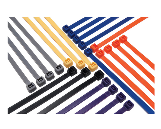 5.5" UV BLACK NYLON WIRE TIE 40 LBS, 25 PCS- 98271