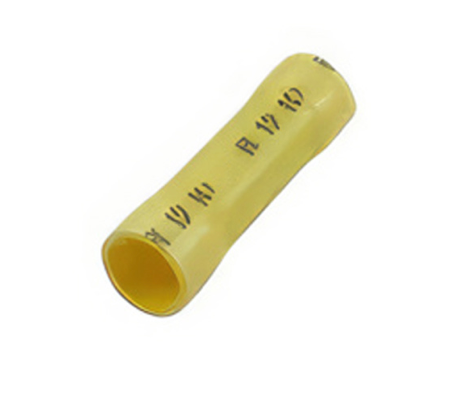 12-10 AWG VINYL BUTT CONNECTOR, 50 PCS. 98004