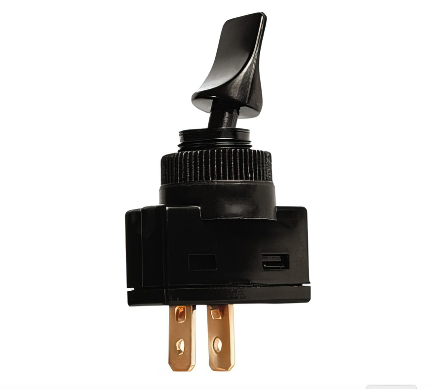 Black Non-Illum Duckbill 20 AMP 12V S.P.S.T. On/Off - 98286