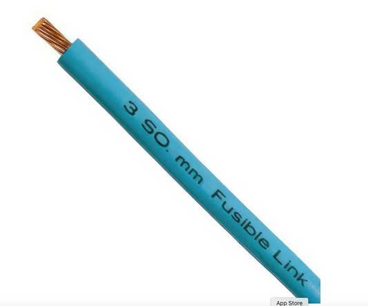 FUSIBLE LINK WIRE - 12 AWG, TEAL, 2 FT- 98128