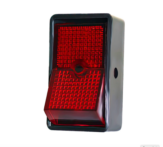 RED ILLUM JUMBO ROCKER 16 AMP 12V S.P.S.T. ON/OFF 1 PC 98297