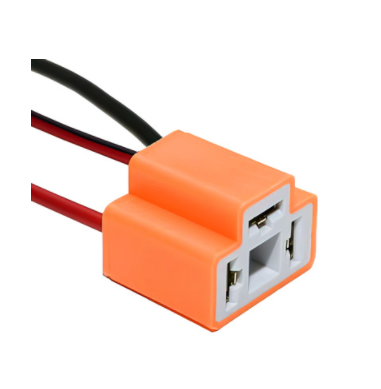 3-WIRE UNIVERSAL 9003 & H4 HIGH TEMP (300 C) HALOGEN SEALED BEAM HEADLIGHT CONNECTOR, 1 PC -98351