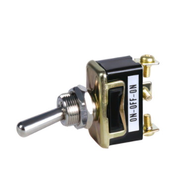 HEAVY DUTY MARINE TOGGLE W/ 3 SCREW TERMINALS 25 AMP 12V S.P.D.T ON/OFF/ON 1 PC - 98315