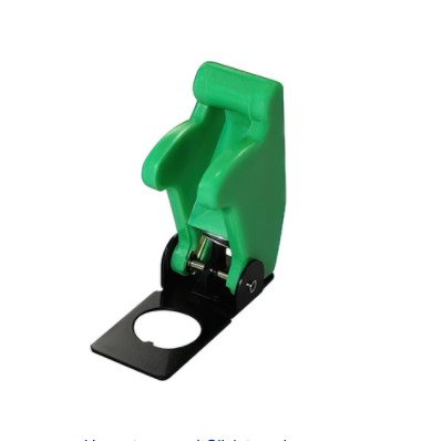 TOGGLE SWITCH POSITION INDICATION COVER, GREEN 1 PC -98318