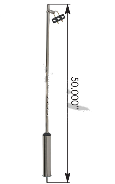 Pogo Stick Stainless Steel 50 inches  -  177.3023