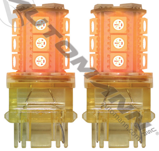 LED Bulb 3157 Amber 2pcs Premium    571.LD3157A18P-2