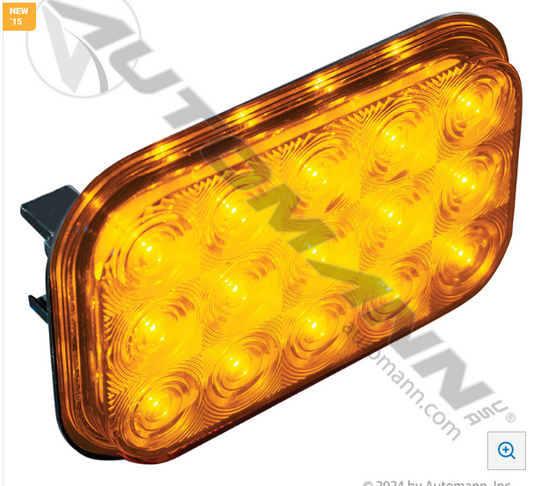 F/P/T Light LED 3-1/2in X 5-1/4in Amber  571.LD45A15