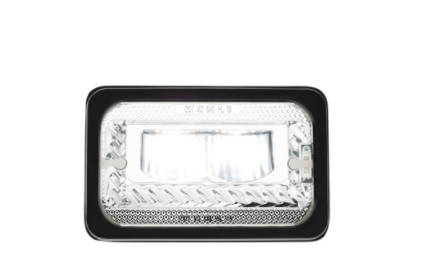 ULTRALIT  Heated 4" X 6" LED Headlight High Beam  Chrome  -  34132